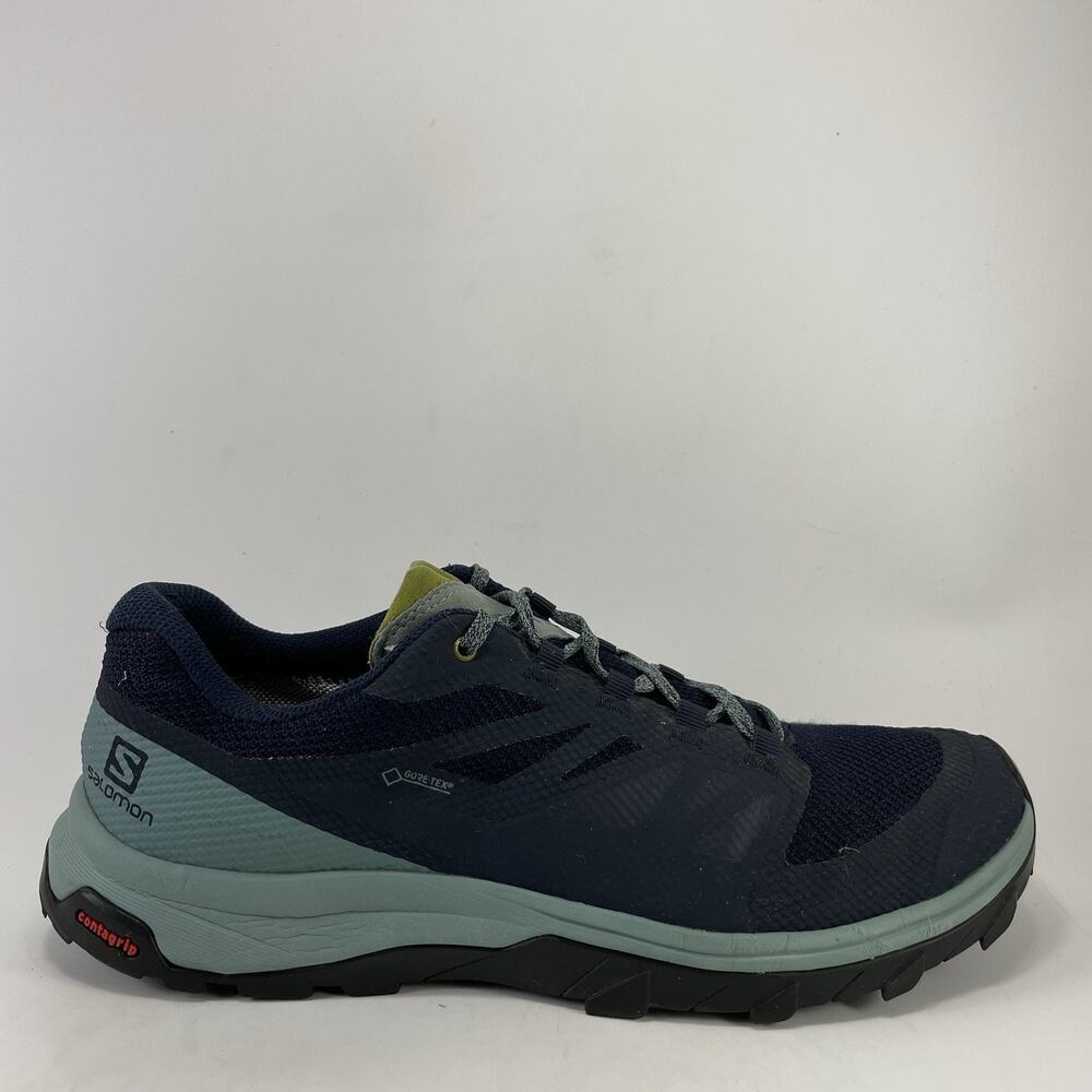 Salomon Outline Gore-Tex
Womens Size 10.5 GTX Blue
Waterproof Hiking Shoes